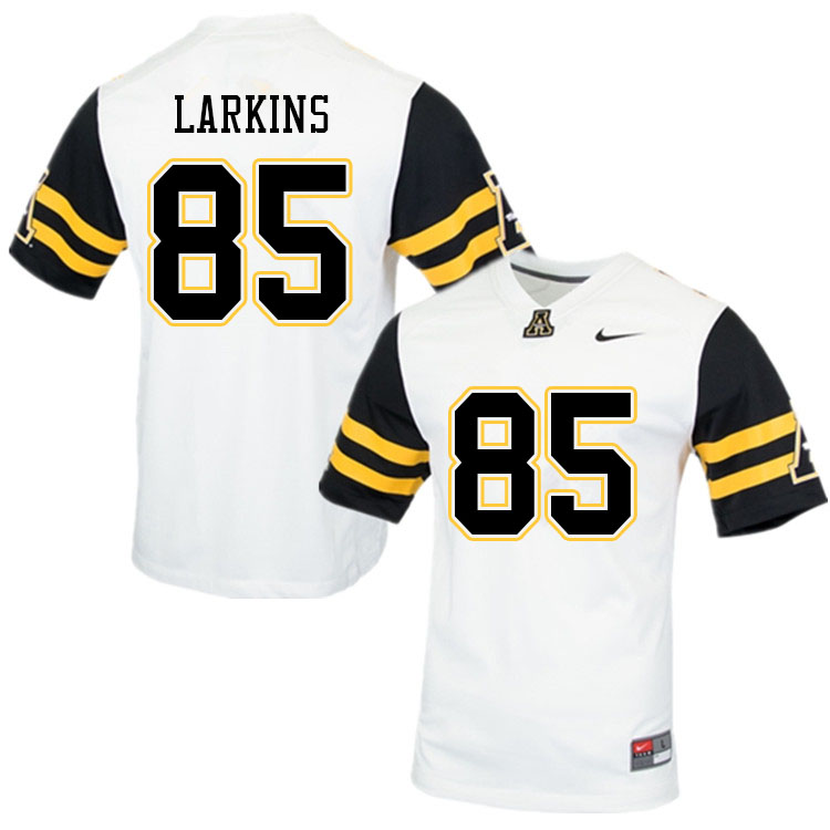 Men #85 David Larkins Appalachian State Mountaineers College Football Jerseys Sale-White